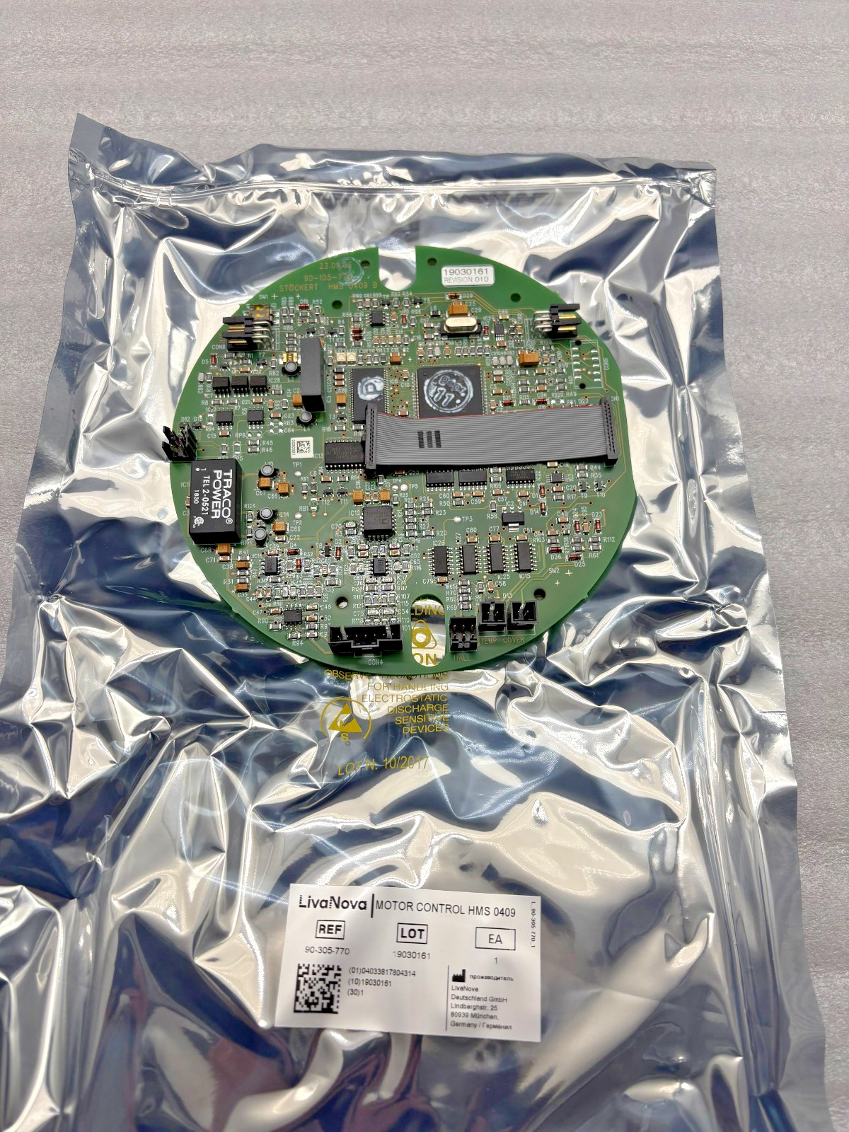 Sorin Stockert LivaNova S5 Motor Control Board HMS 0409 / 90-305-770 Fast Shipp*