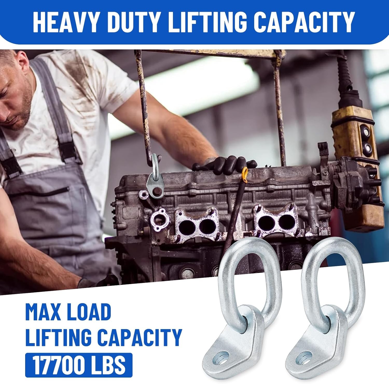 4 Pack 7100 Lifting Bracket Set 17700 lb Engine Lift Bracket Engine Support Bar