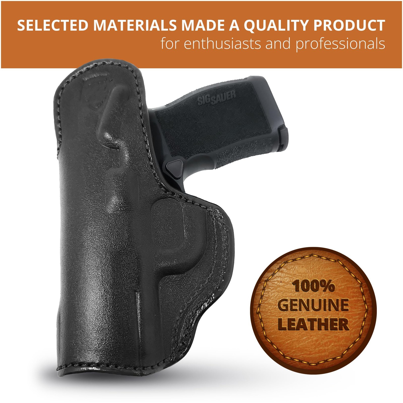 Genuine Leather Iwb Holster Sig Sauer P365 Pistol. Maxx Carry Holsters