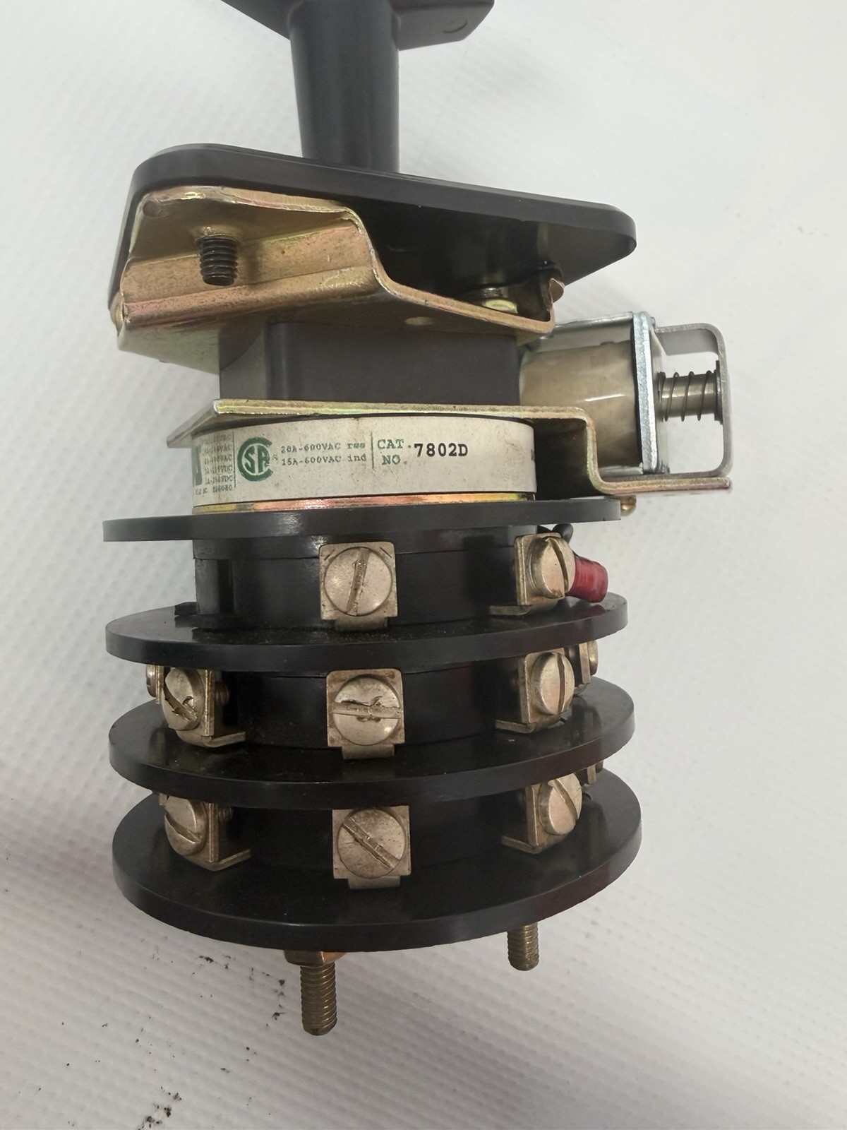 Electroswitch Series 24 LOR Lock Out Relay 7802D 125VDC Used Take Out