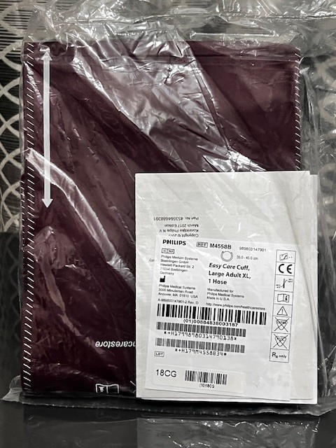 Philips M4558B LARGE ADULT LONG Cuff Easy Care Blood Pressure Cuff 35-45cm