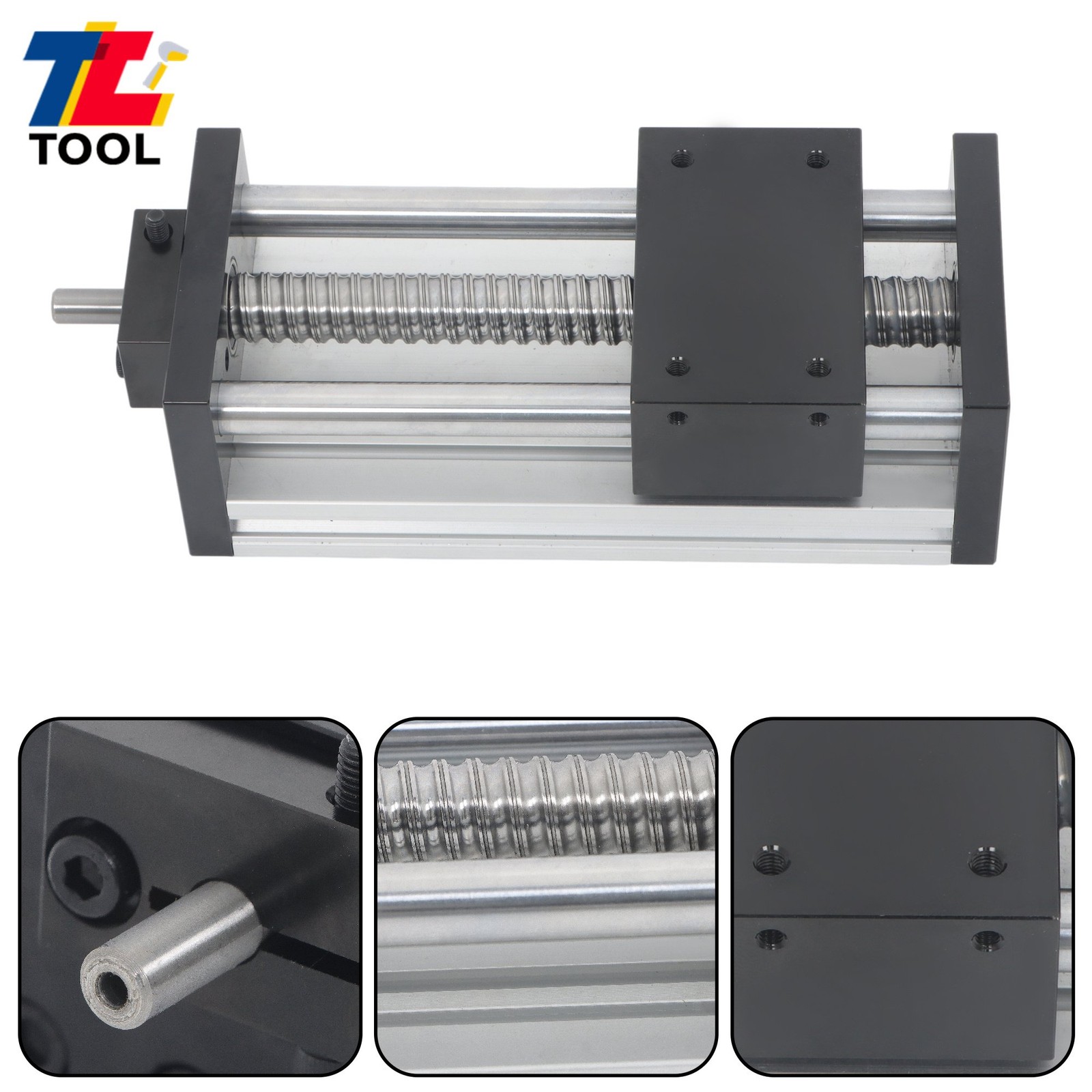 CNC 100mm Cross Slide Linear Rail Module Ballscrew SFU1605 Motion Stage
