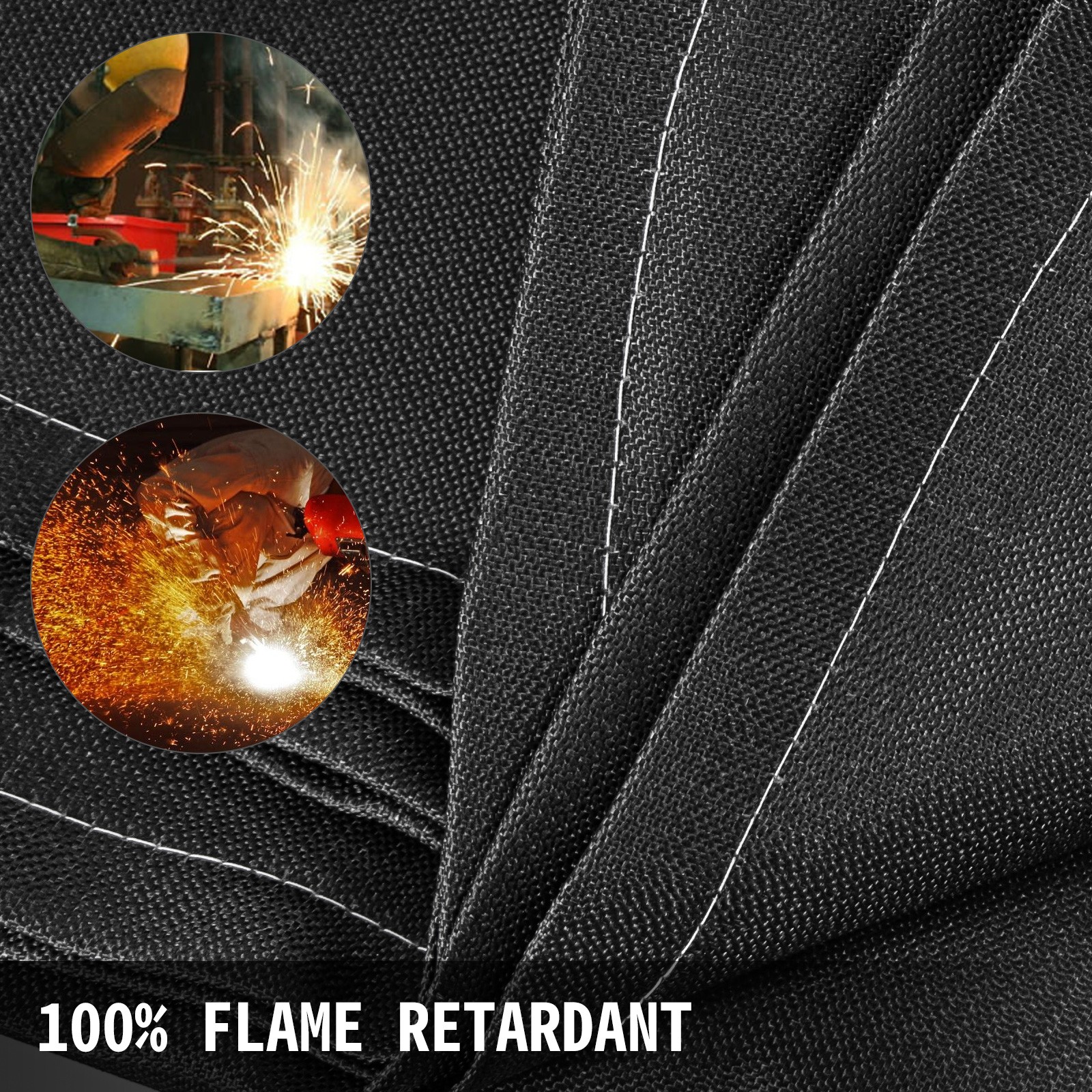 VEVOR 10′ X 10′ Welding Blanket Flame Retardant Protective Gear for Mig Tig Arc