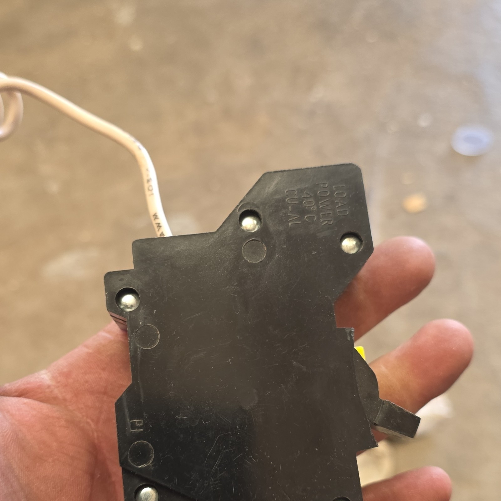 Federal Pacific Electric 15A 1-Pole 120V Class A Circuit Breaker Push to Test