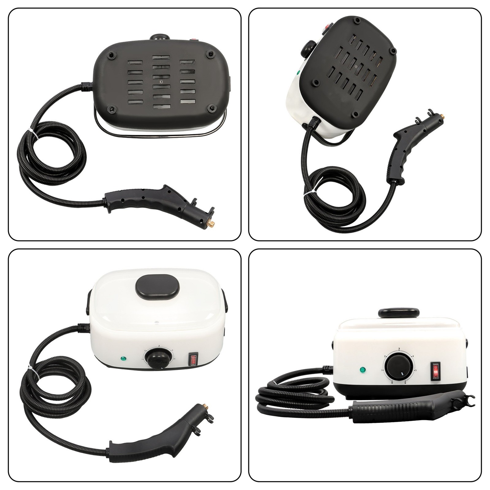 2500W Steam Cleaner 1500ml 110V Portable-Car Engine Degreasing&Tile Grout us