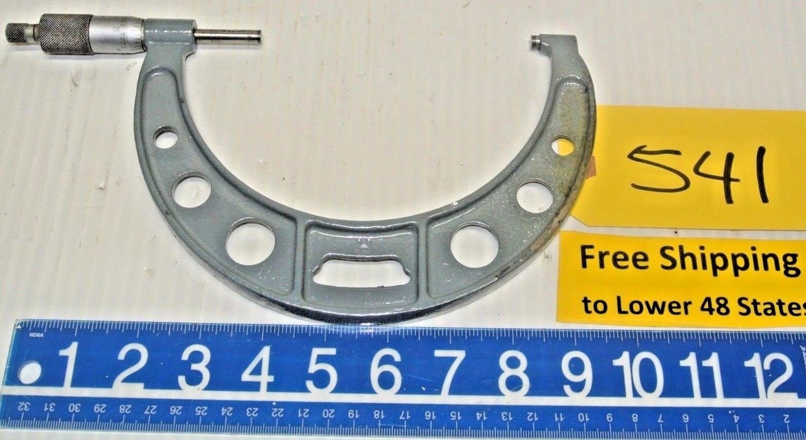 5″-6″ Micrometer Nice Carbide Faced Nice Powder Coated Finish Machine Shop Tool