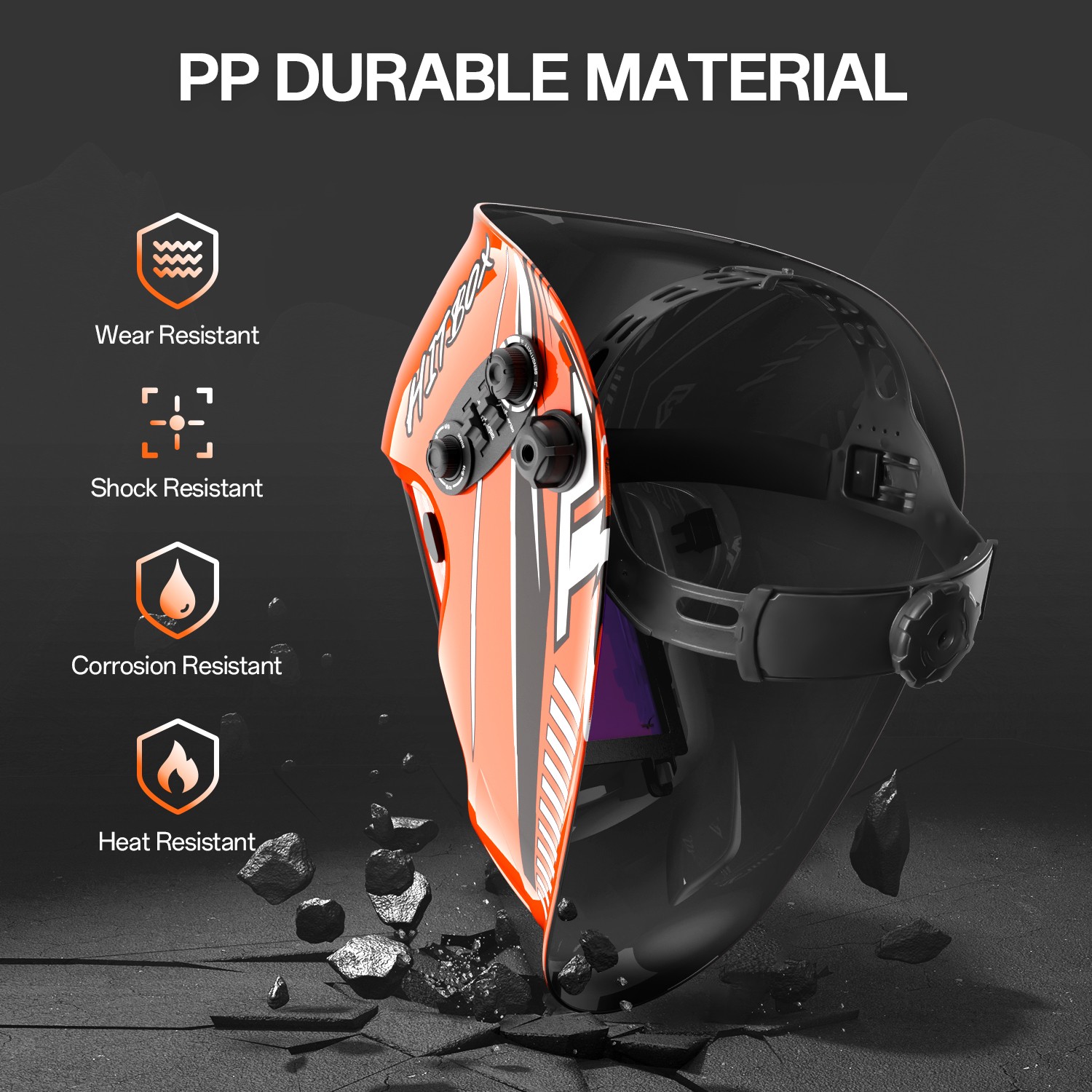 AC DC Aluminium TIG/MMA Welding Machine 200A 110V/230V Pulse Spot HF TIG &Helmet