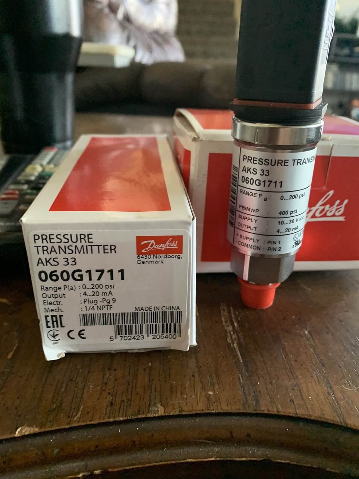 Danfoss pressure transmitter