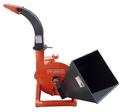 Wood Chipper 4″dia. Cat.I 3pt 16HP+ Rated (FH-BX42)