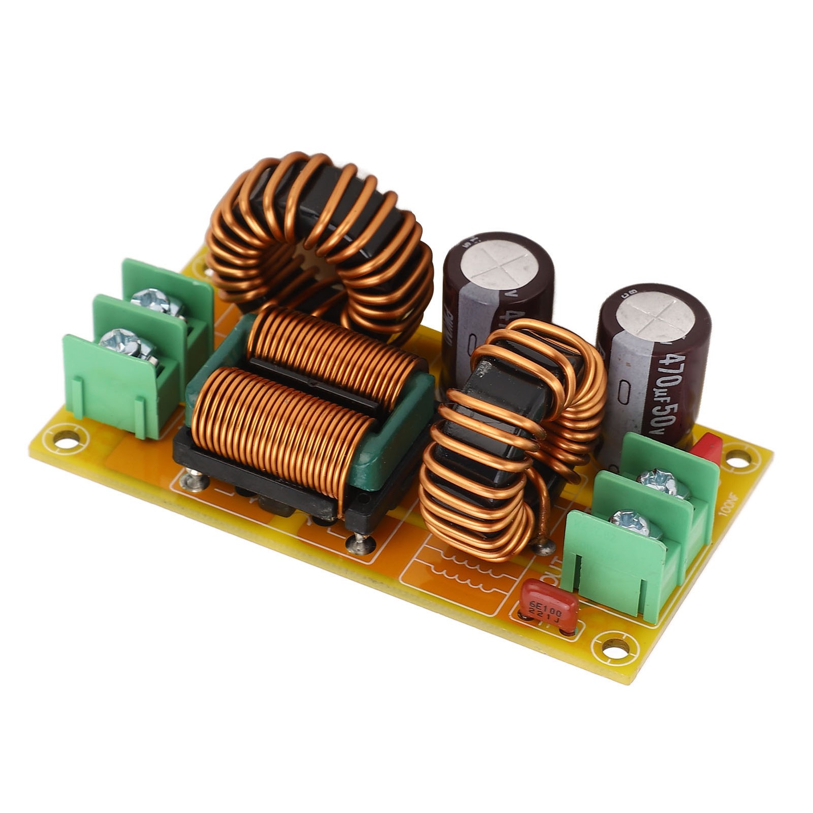 EMI Filter 20A DC Power Supply Filter Board LC Noise Suppressor Passive Fit