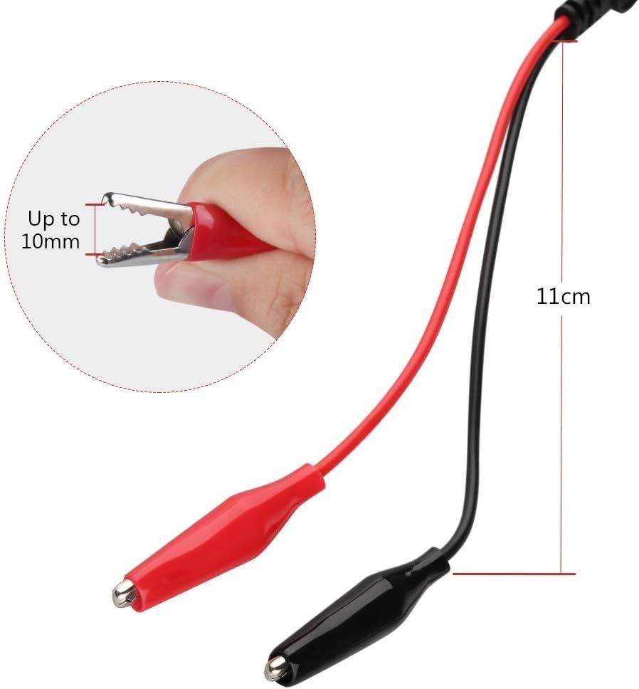 Versatile BNC to Alligator Clips & Mini Clips Set – 9.84 Ft Coaxial Cables
