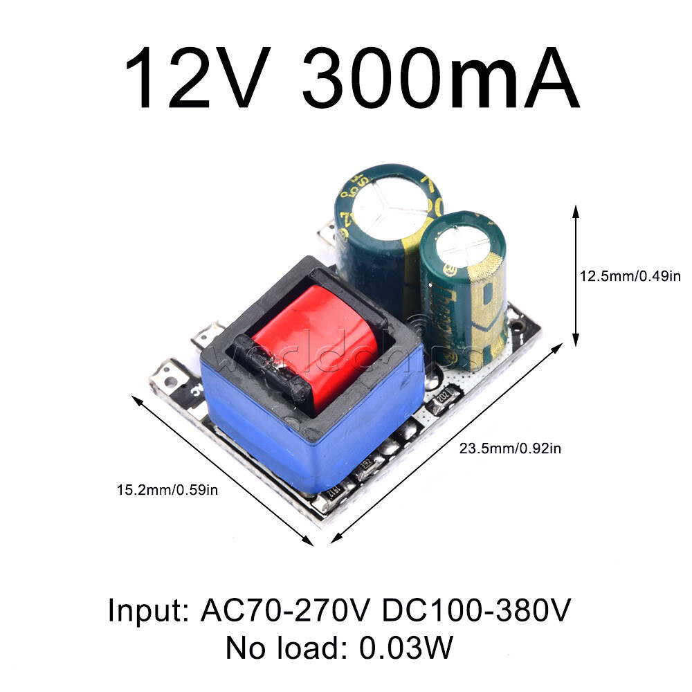 AC-DC Step Down (Buck) Voltage Regulator DC5/12V Disconnector Power Module New