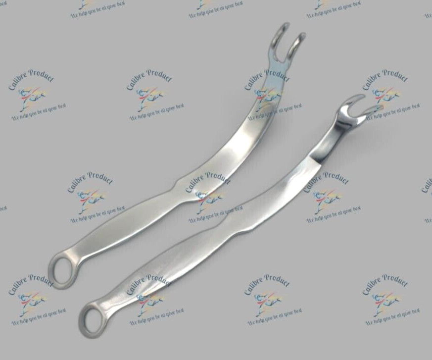 PCL Ligament Standard/Collateral Retractor 5mm Wide Prongs Orthopedic Set of 2