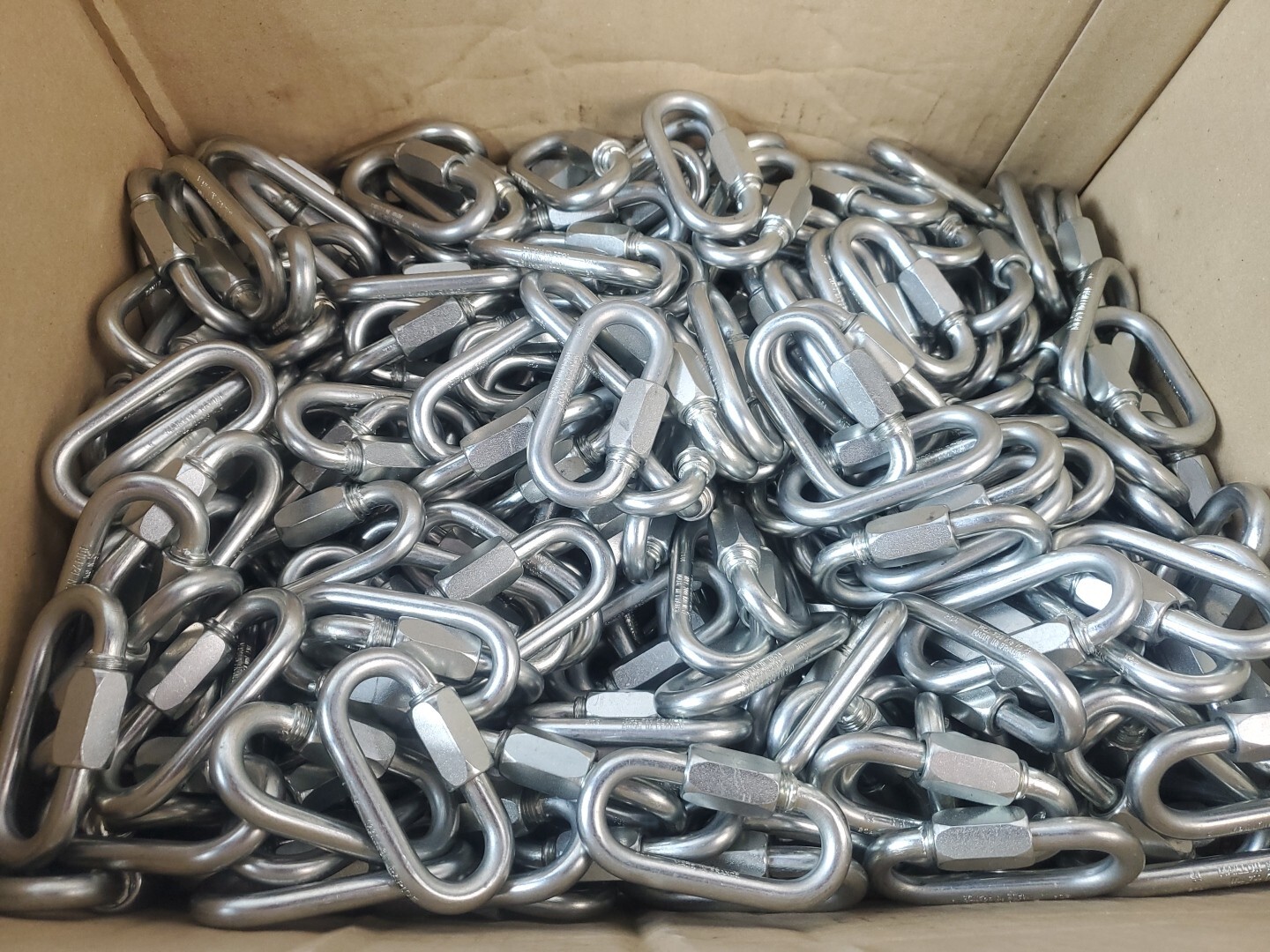 50 pack MAILLON RAPIDE 5/16″ Quick Link, 8mm, 5/16 in., 700 kg, 1540 lbs N8