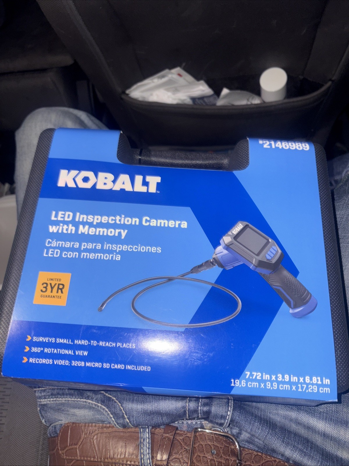 Kobalt Handheld LED Inspection Camera w/ 32GB Memory Card & Hard Case New