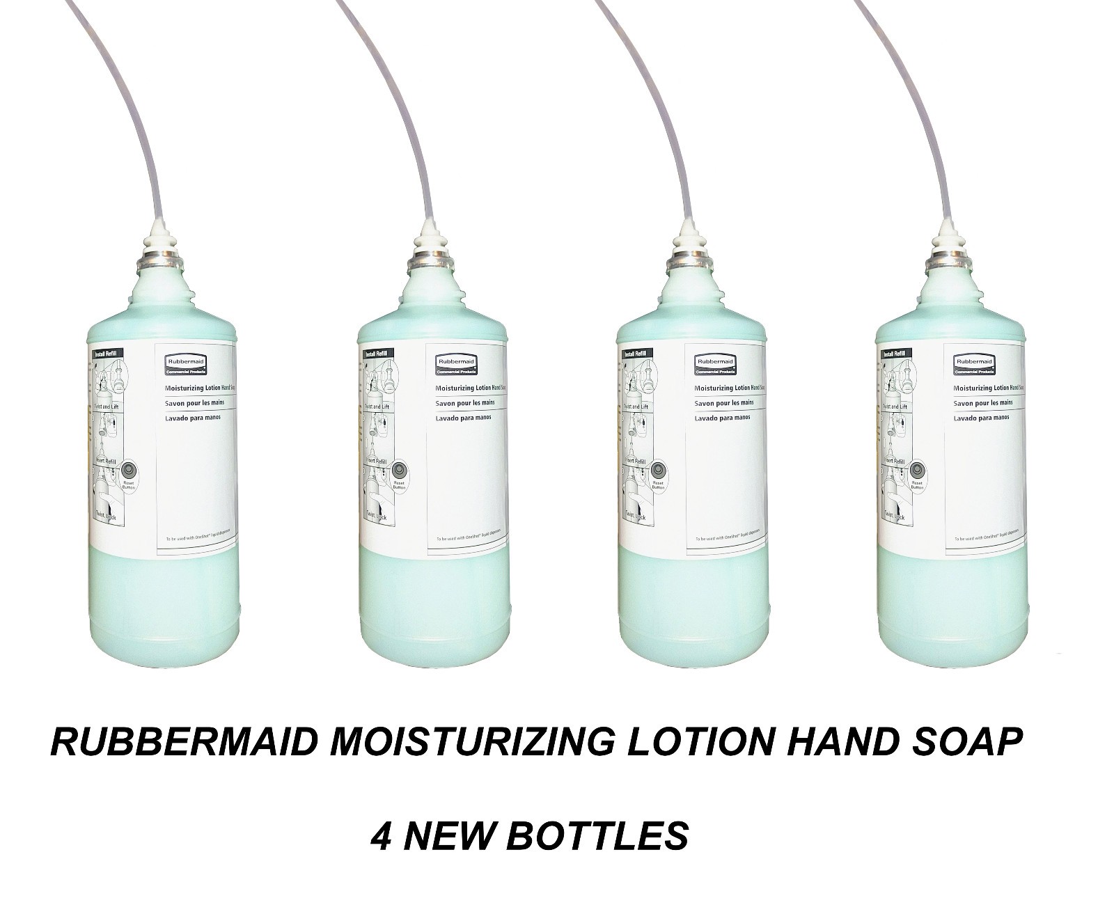 RUBBERMAID MOISTURIZING LOTION HAND SOAP (27 oz) – LOT OF 4 NEW