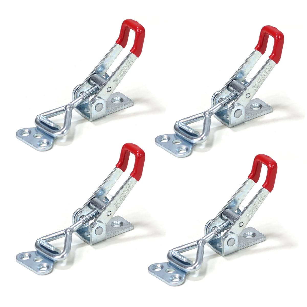 POWERTEC 4PK Toggle Clamp, 220 lbs Holding Capacity, 4001 Adjustable Pull Act…