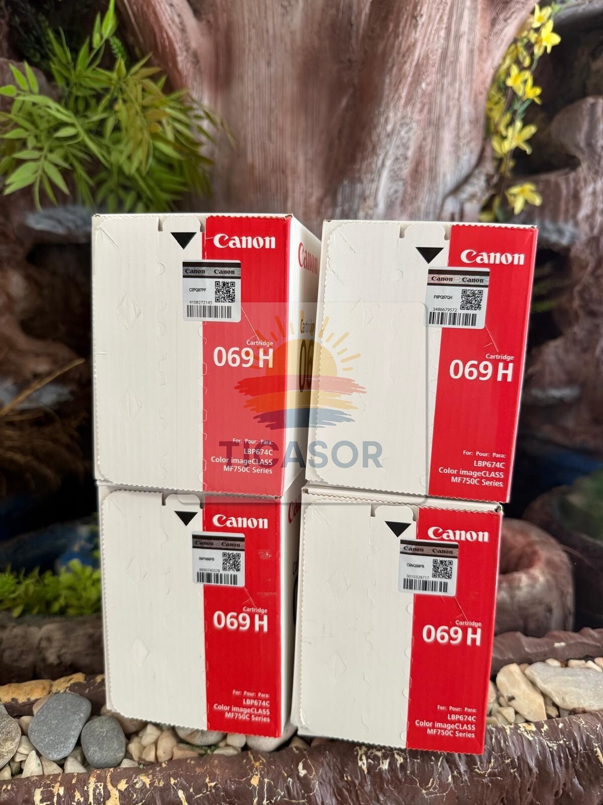 Canon 069H Toner Set Genuine High Yield 4-Pack for LBP674 MF751 MF753