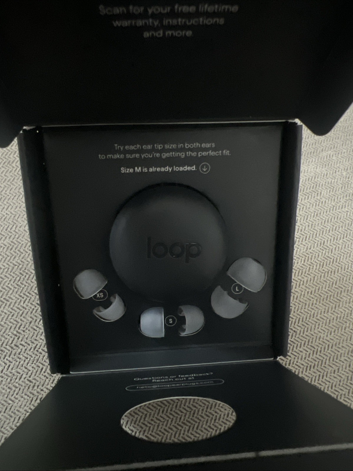 Silver Loop Experience 2 Ear Plugs Stylish Certified Hearing Protection New