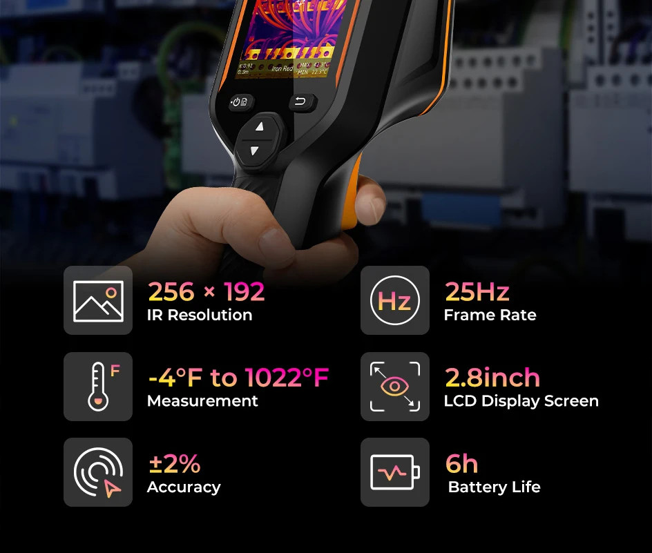 GOYOJO Handheld Thermal Camera 340×340 240×240 Resolution For Mobile Repair