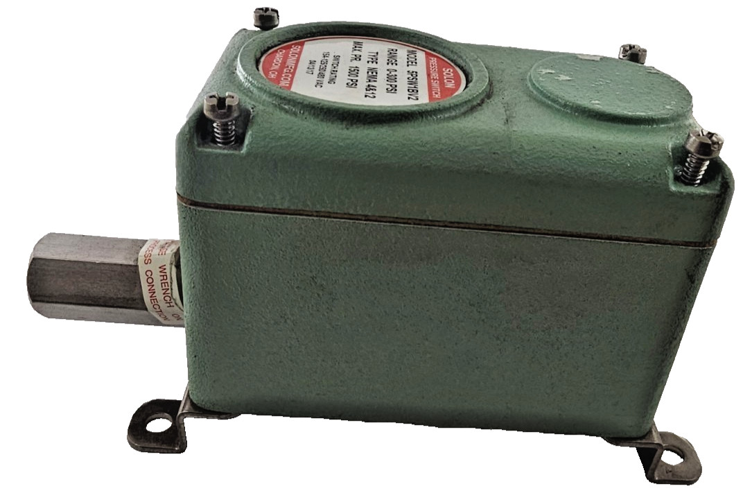 Solon 5PSW1BV2 Pressure Switch 0–300 PSI 15A 125/250/480VAC NEMA 4/12