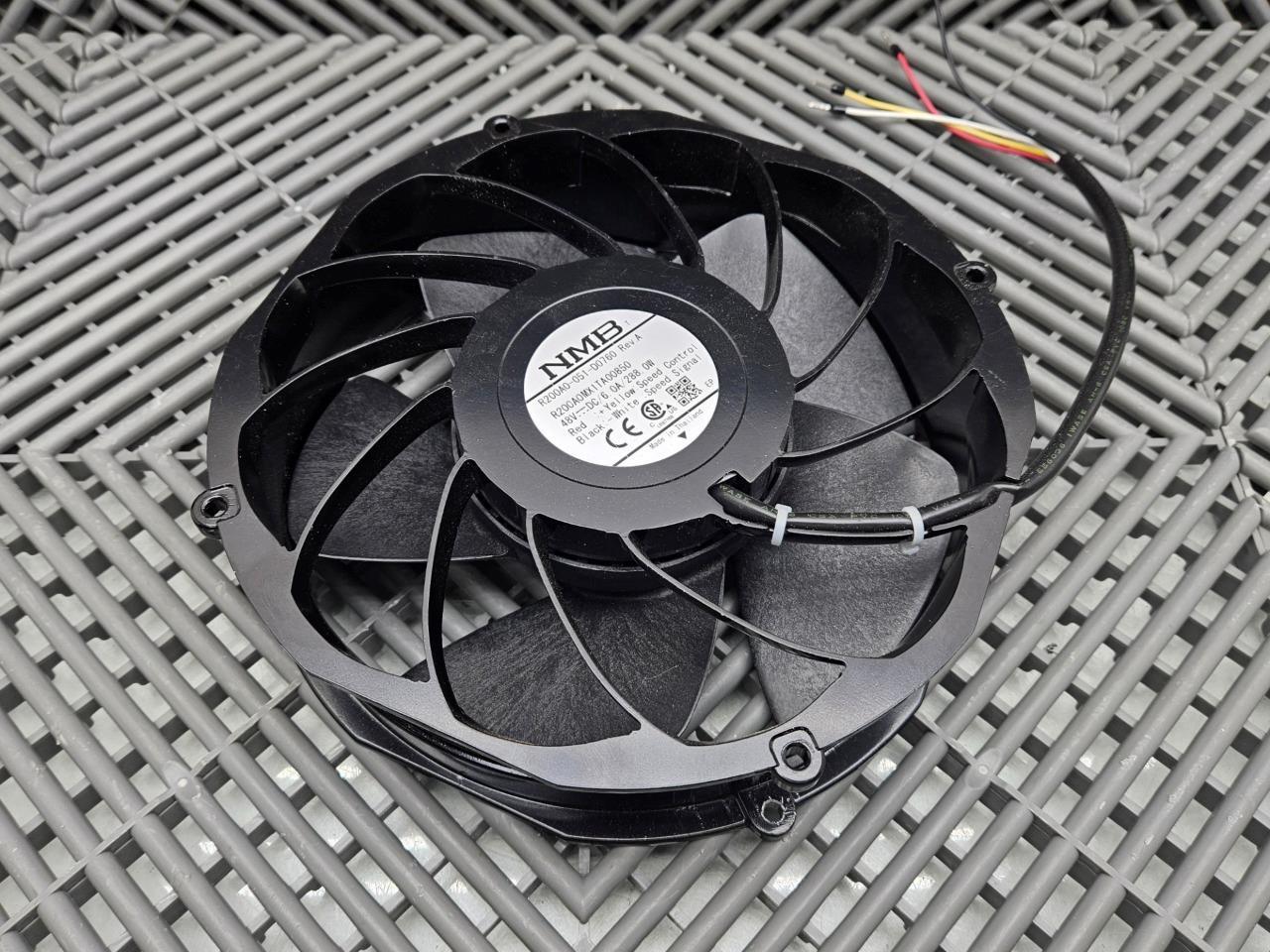 NMB R200A0-051-D0760 8″ Speed Control Fan, 48VDC, 6.0A, 288.0W PWM
