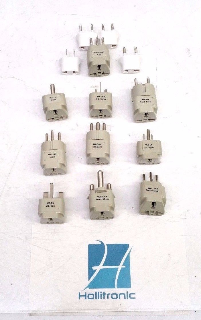 Solesource Tech 14 Plug Travel Adapter Kit With Holding Bag SG-TPAK-14-TAA