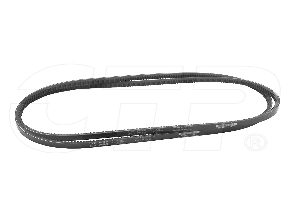7W3896 Belt Set (2) Fits Caterpillar 416C 416D 420D 424D 426C 428C 428D 430D SR4
