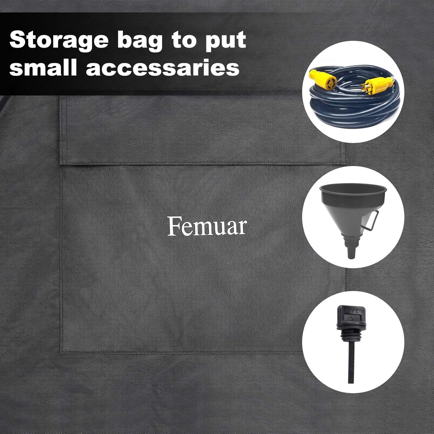 Outdoor Generator Covers Waterproof Heavy Duty 600D Oxford Portable Generator Co