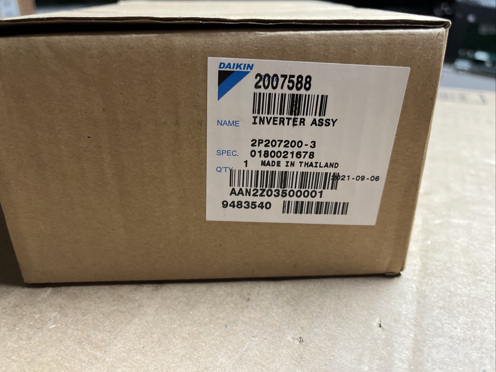 DAIKIN PC0609 Inverter Assembly 2007588 2P207200-3 0180021678 Made In Thailand