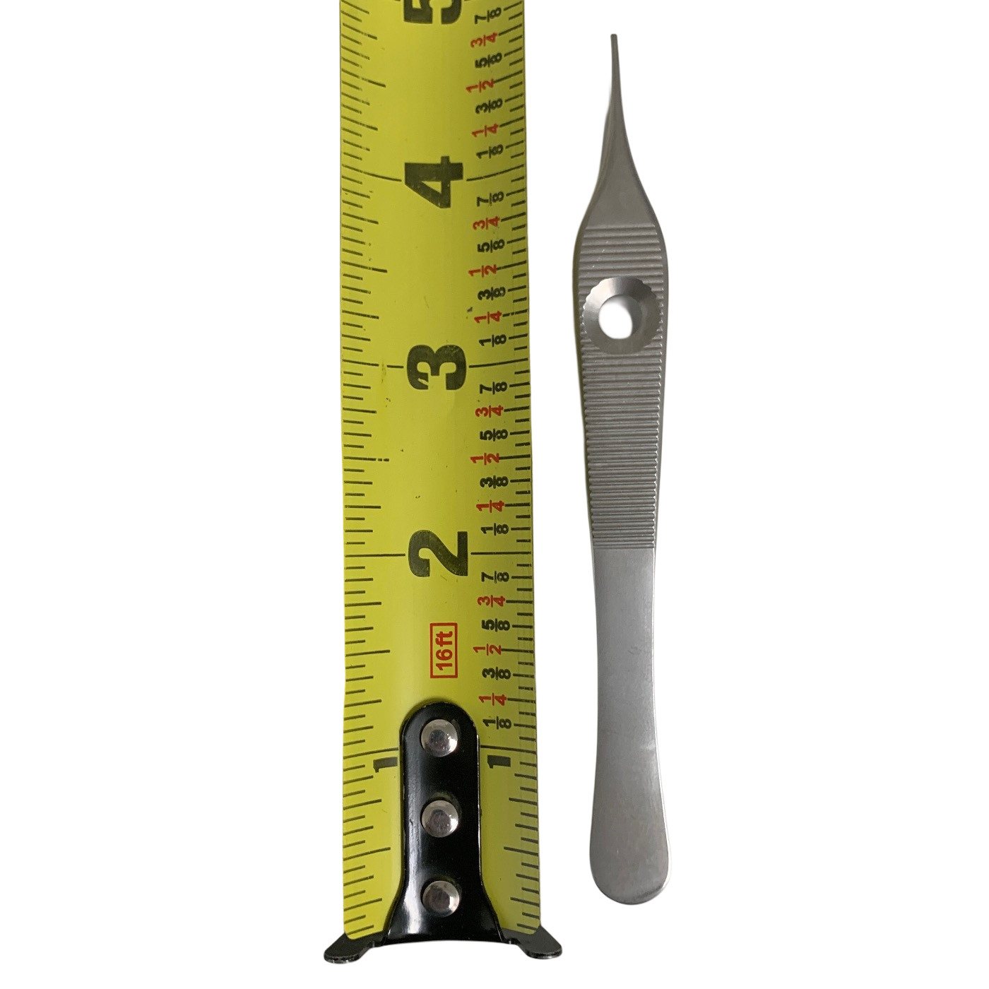 AESCULAP BD508R 4 3/4 INCH DELICATE STRAIGHT ADSONS FORCEPS. 1X2 TEETH