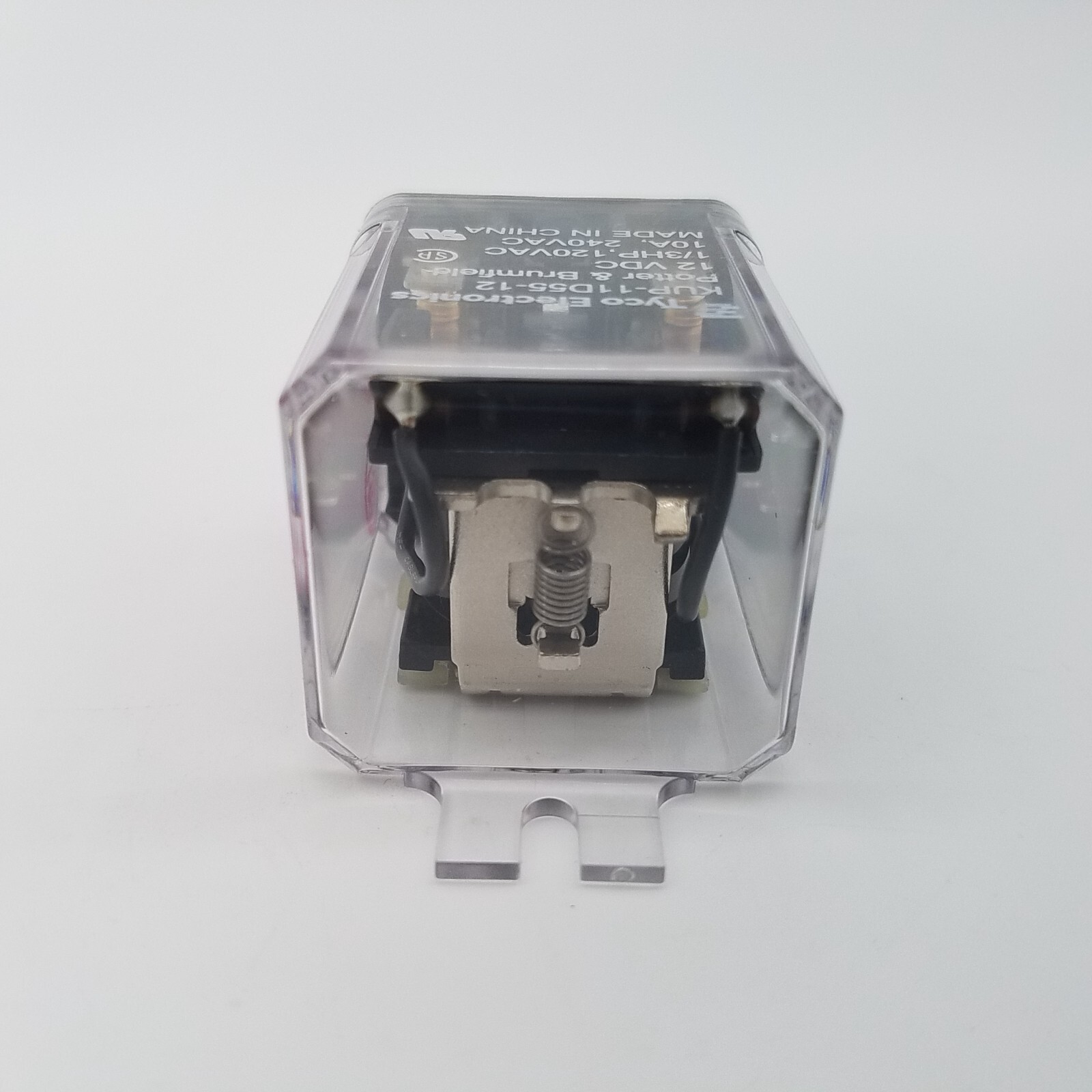 TE 12VDC Power Relay 1/3HP 120 / 240VAC 10A 2 Form C (DPDT-NO NC) KUP-11D55-12