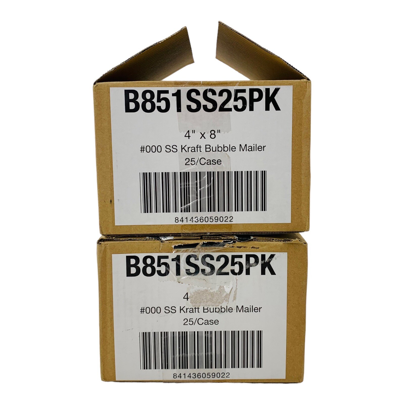 50 Count #000 Kraft Bubble Mailers Small Part Mailer 7″ x 4″ Inner Dimension