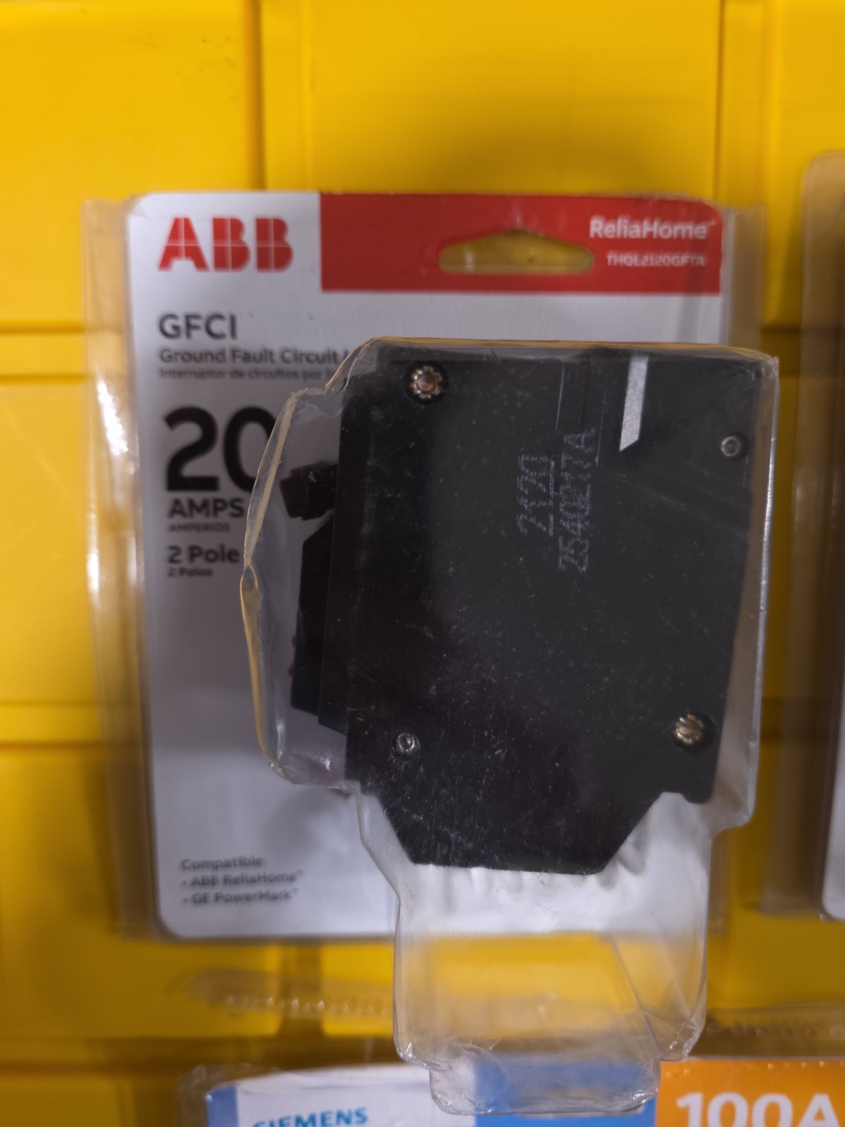 Lot Of Breakers (7) 20 Amp, 30 Amp, 50 Amp, 100 Amp, 125 Amp, ABB, Siemens