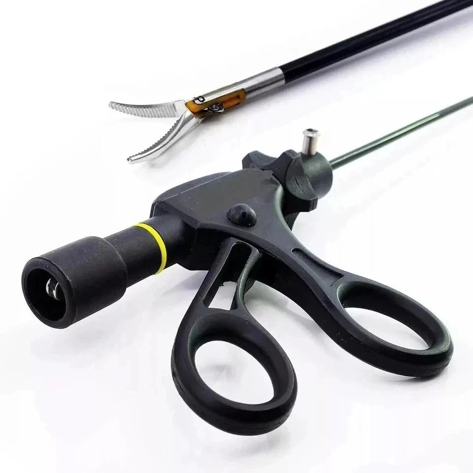 4 PCS Laparoscopic Bipolar Forceps with Cable 5mmx330mm For Surgical Instruments