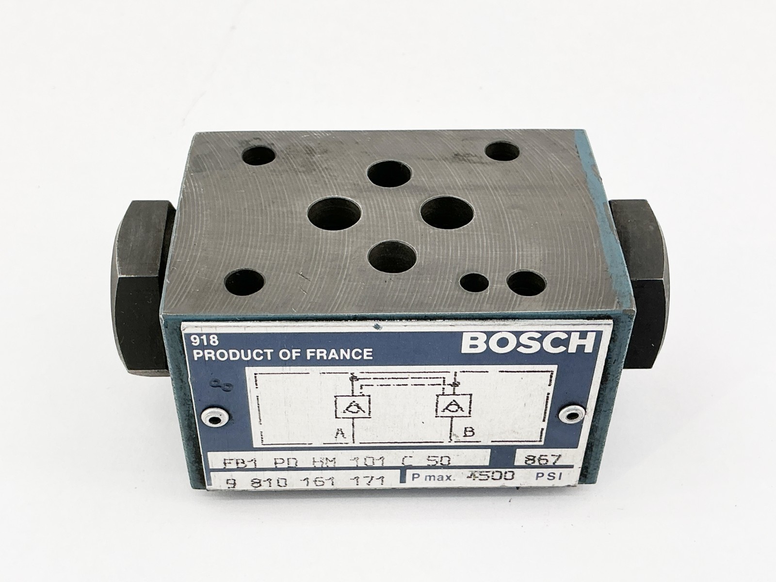 New Bosch FB1-PD-HM-101-C-50-9-810-161-171 Flow Control Valve 4500PSI – No Box