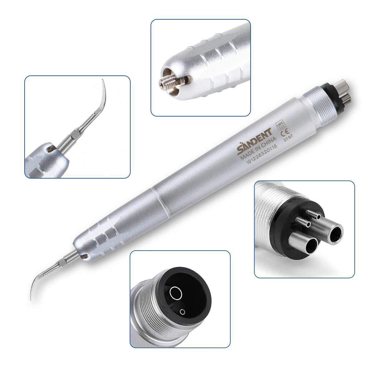 DentalSuper Sonic Ultrasonic Air Scaler Handpiece 2 Hole /4 Hole Scaling