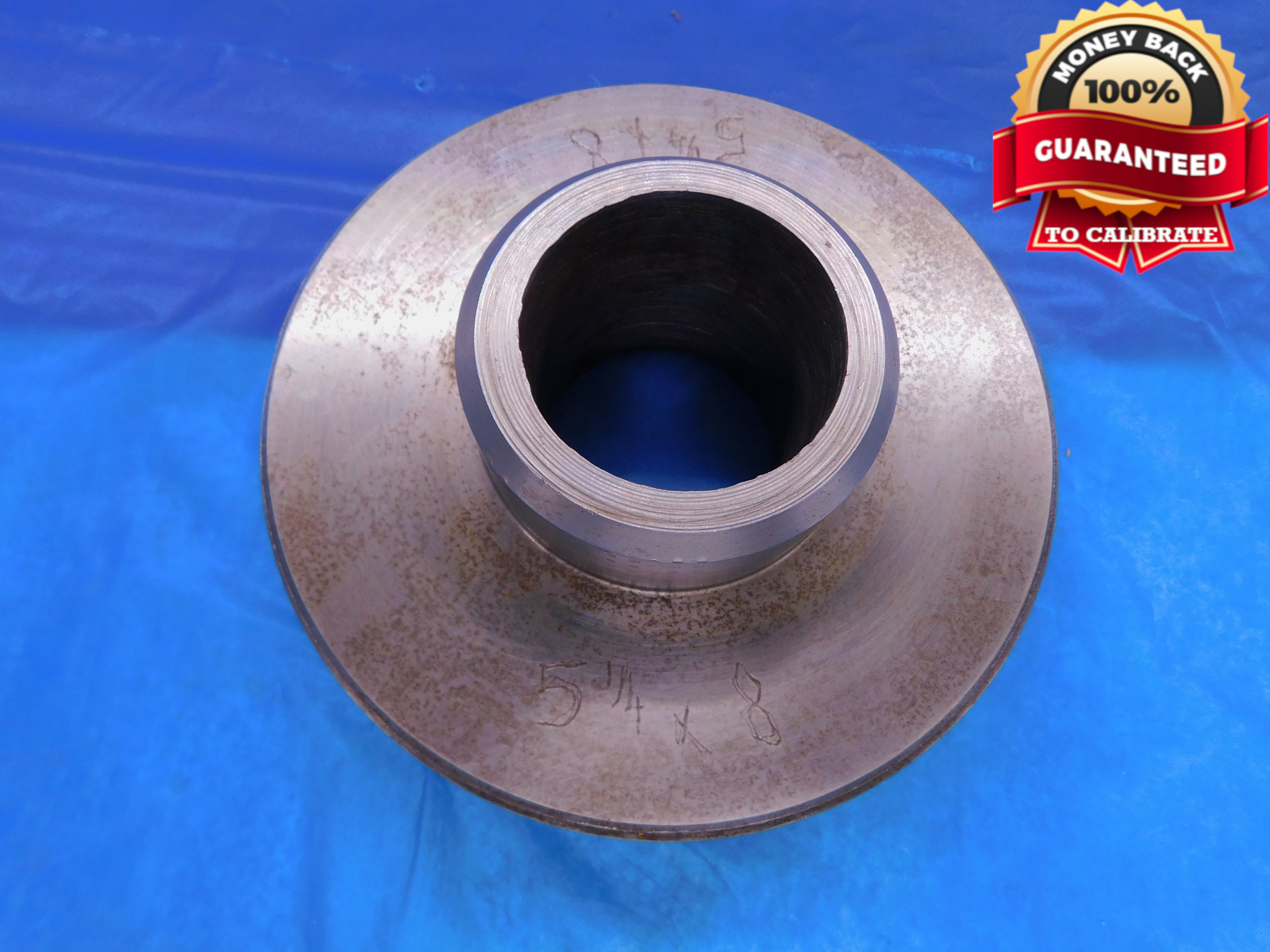 SHOP MADE 5 1/4 8 THREAD PLUG GAGE 5.25 5.250 5.2500 5 1/4″-8 INSPECTION