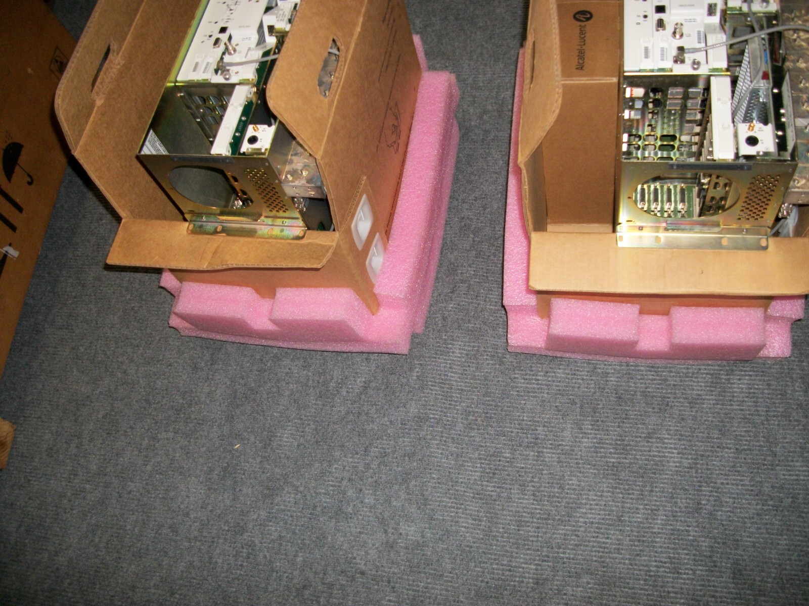 LOT OF 2 NEW ALCATEL LUCENT MDR-8000 MDR -8705EU-50 COAXIAL MICROWAVE RADIO
