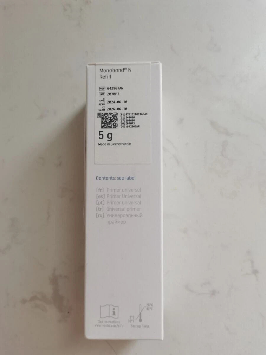 Ivoclar Vivadent Monobond N Refill Universal Primer Ceramic Restoration 5g