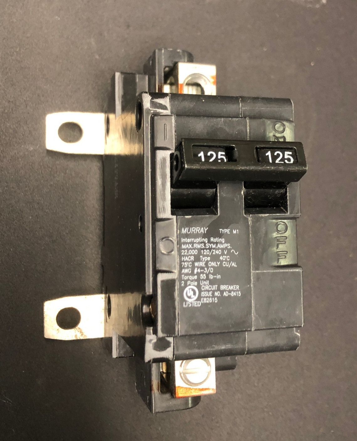 Murray MBK125M Main Circuit Breaker Kit 2-Pole 125-Amp 120/240-Volt AC