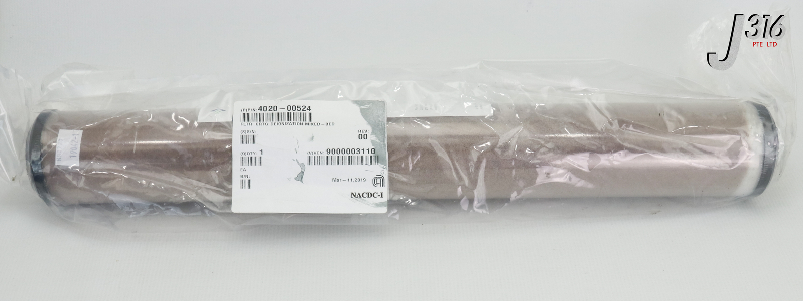 23422 APPLIED MATERIALS FLTR CRTG DEIONIZATION MIXED-BED, 0.5M (NEW) 4020-00524