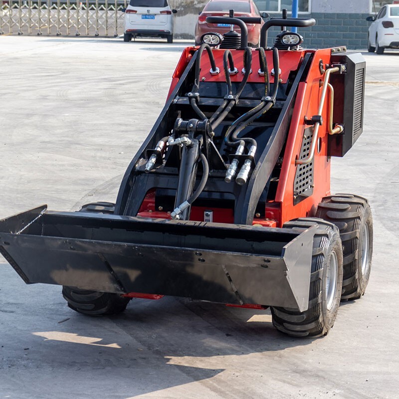 Wheel Mini Skid Steer Loader Stand On 13.5HP b&s Engine 320kg pick up