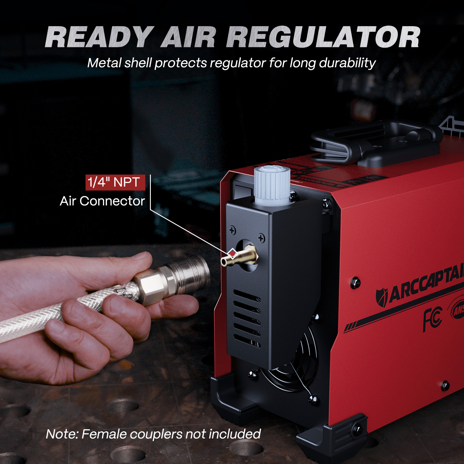 2026 ARCCAPTAIN CUT55 NON-HF Plasma Cutter Dual Voltage Blowback Pilot Arc