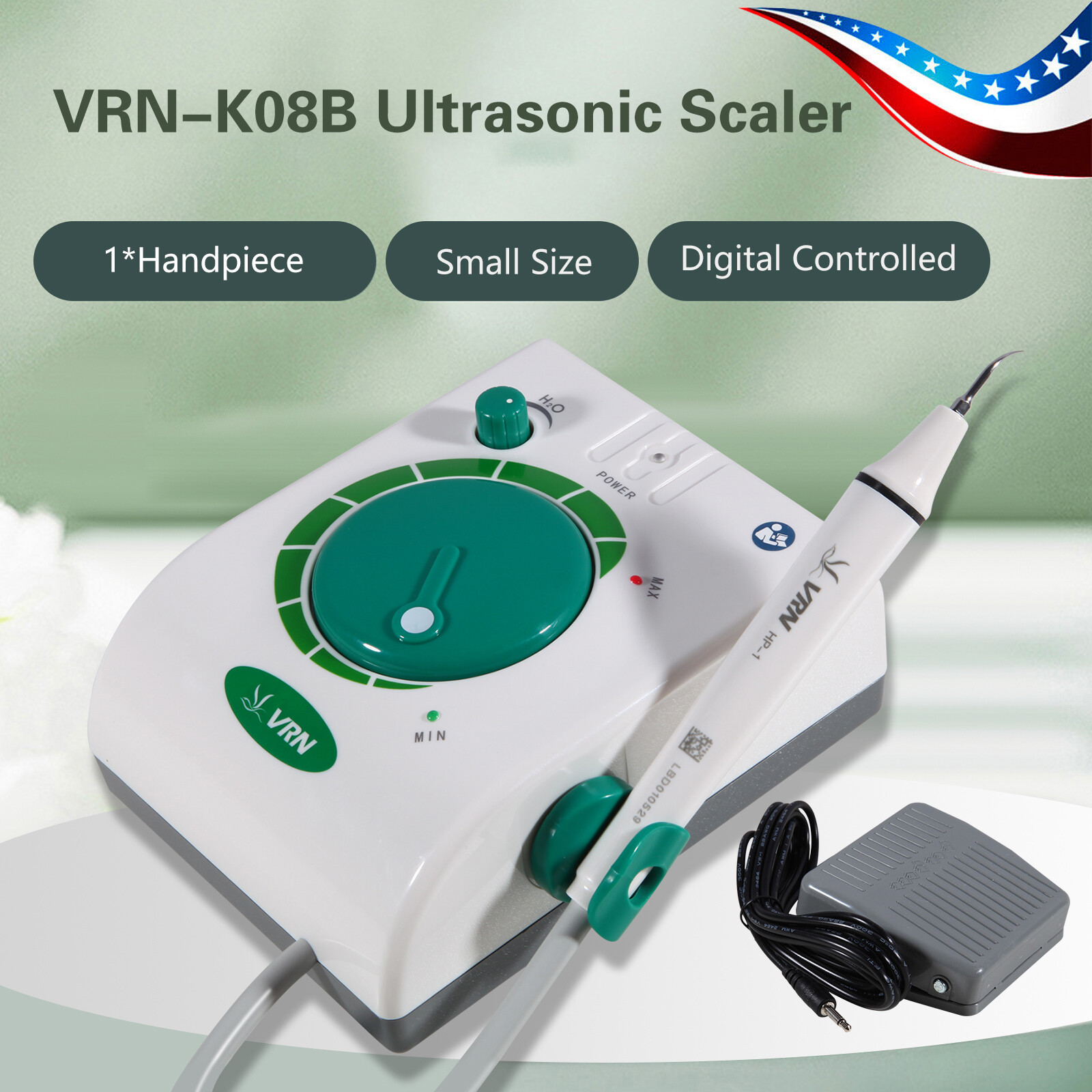 Dental Ultrasonic Scaler Teeth Cleaning Machine Calculus Remover with 5 Tips
