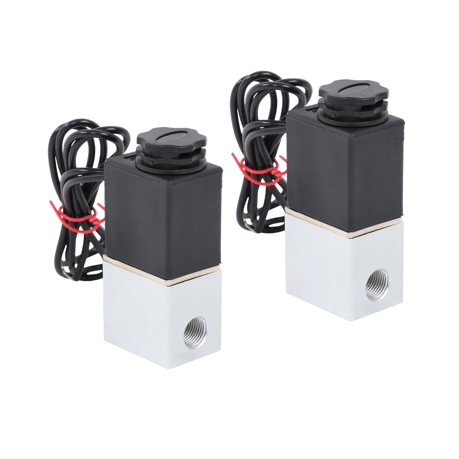 2X 1/4″ Fast Response Electric Air Water Solenoid Valve 12V DC Normally Closed