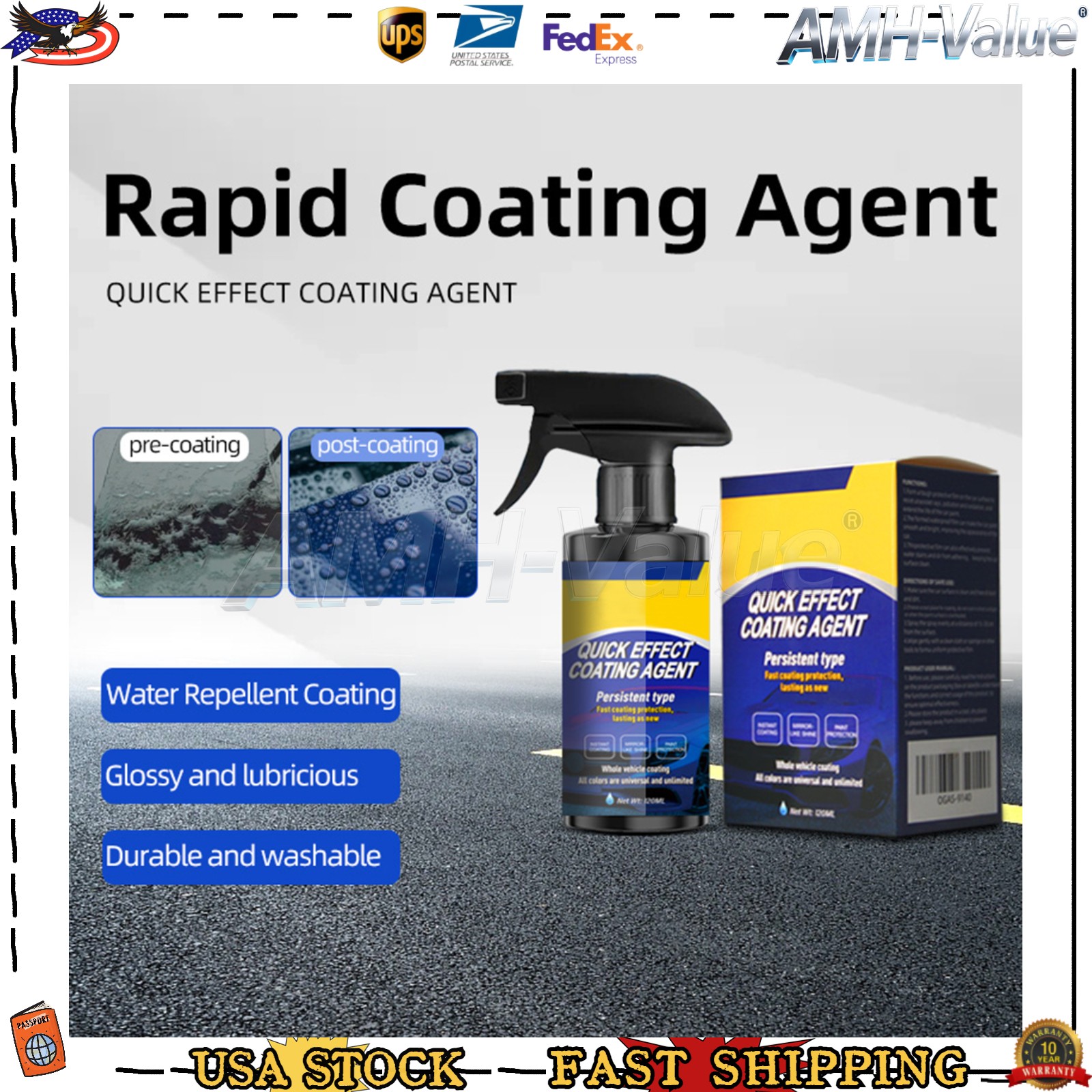Multi-Functional Coating Renewal Agent 3 in 1 Car Coating Spray 2025 New 120ML