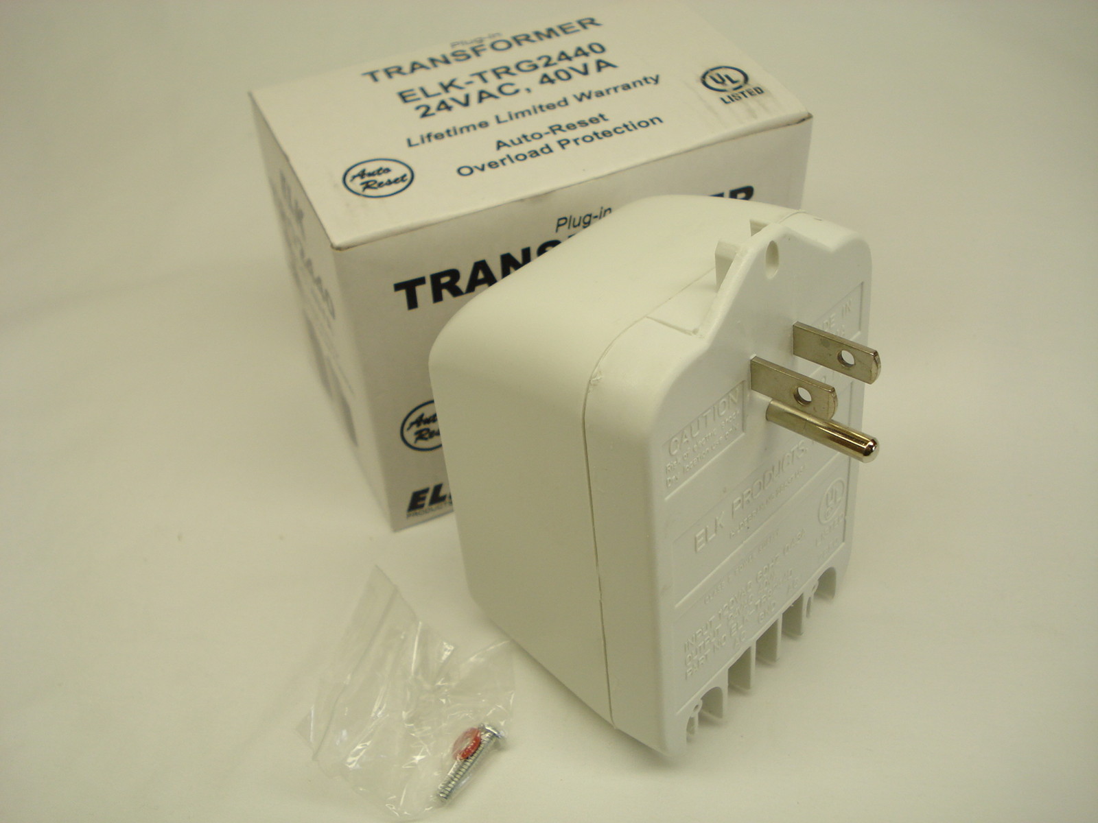 Transformer – Plug in 24 vac 40 VA for dampers and zone control systems