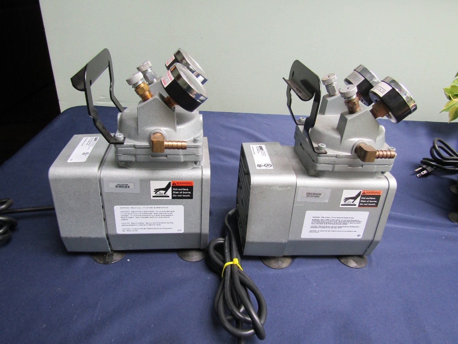 Gast Model No DOA-P704-AA Compressor/Vacuum Pump with WARRANTY 4 available