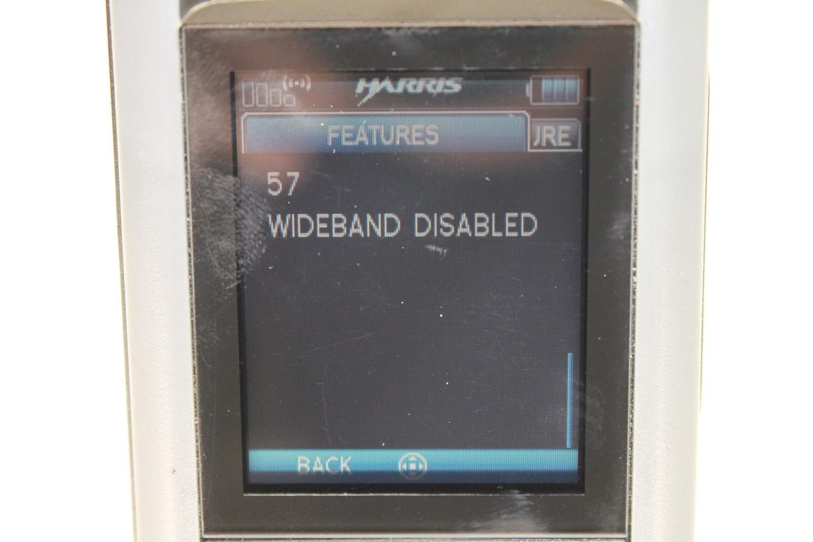 Harris UNITY XG-100P Tri-Band PHASE 2 P25 Trunking/Conv Radio & Battery ONLY